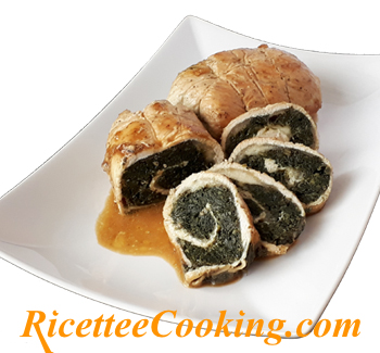 Involtini di tacchino agli spinaci